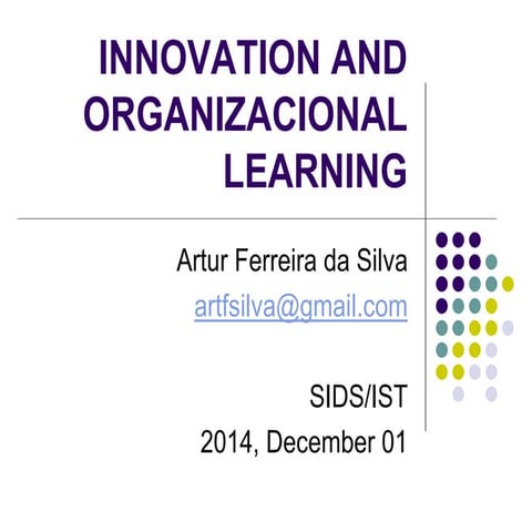 Innovation and organizacional learning sids 2014_v2-2015