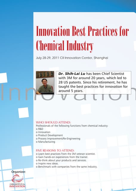 Chemical Innovation workshop