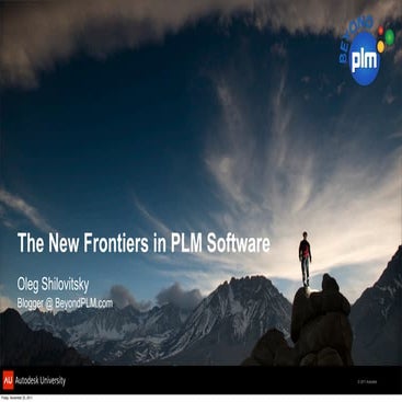 The new frontiers in PLM Software 