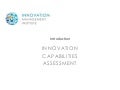 Innovation Capabilities Assessment - Introduction