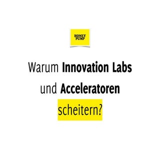 Innovation Labs und Corporate Accel...