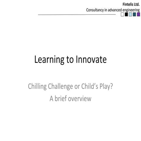 Innovation   Chilling Challenge Or Childs Play