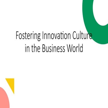 Creating a Culture of Innovation.pptx of HRM | PPTX