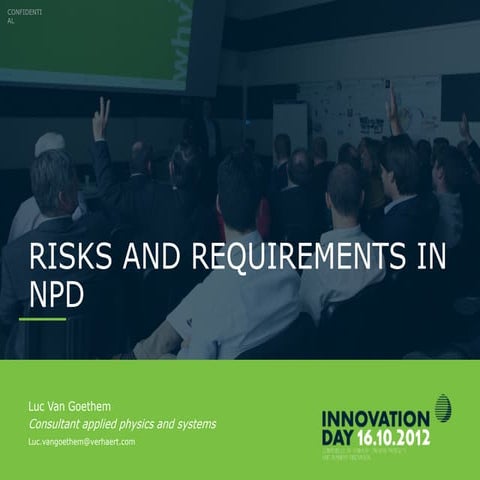 Innovation day 2012   11. luc van goethem & frederik wouters - verhaert -  'r...