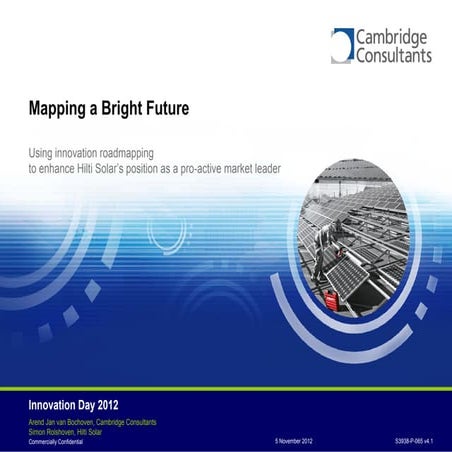 Cambridge Consultants Innovation Day 2012: Mapping a bright future