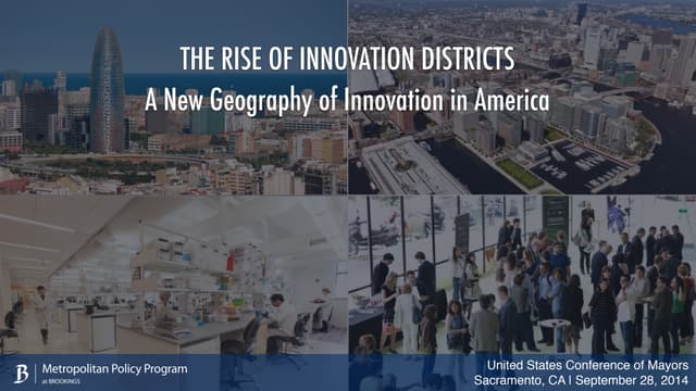 The Rise of Innovation Districts
