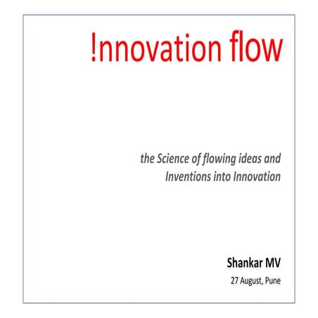 Innovation Flow Shankar - TRIZ