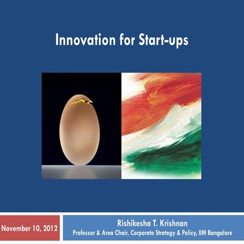 Innovation for Start-ups