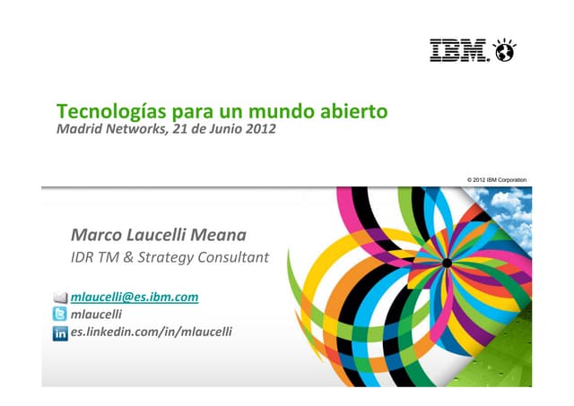 Innovation @ ibm & gep