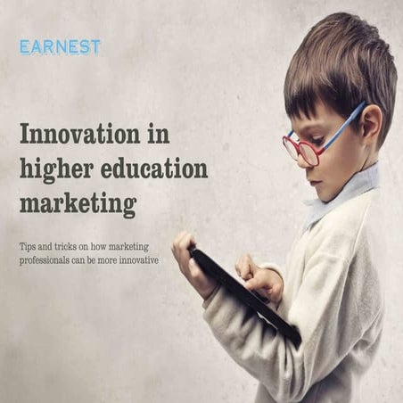 Innovation in Higher Education Marketing