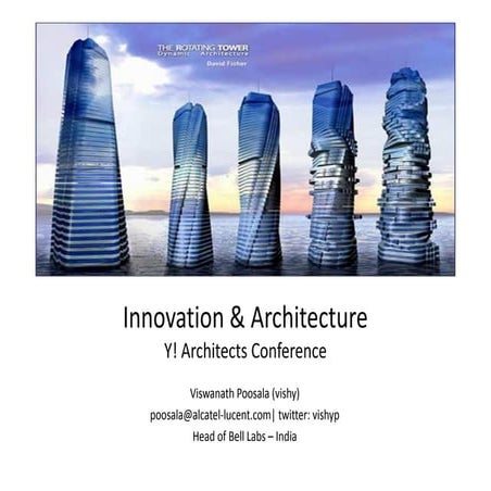 Innovation in software architecture