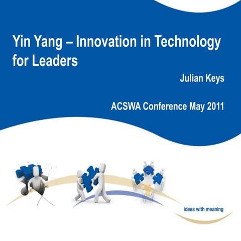 Innovation in technology for leaders