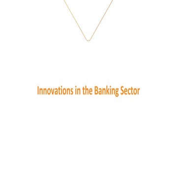 Innovation in the Banking Sector 