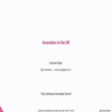Data Innovation in the UK