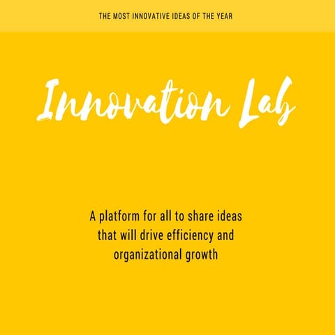Innovation lab