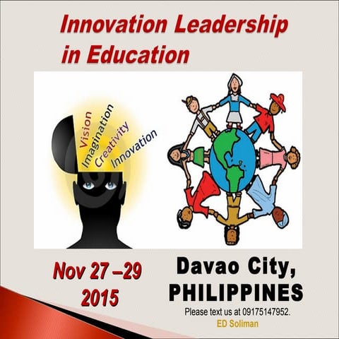 Innovation leadership in Education 2015