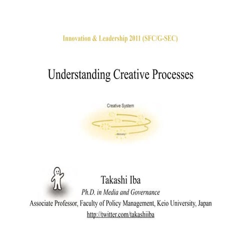 Understanding Creative Processes