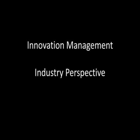 Innovation Management