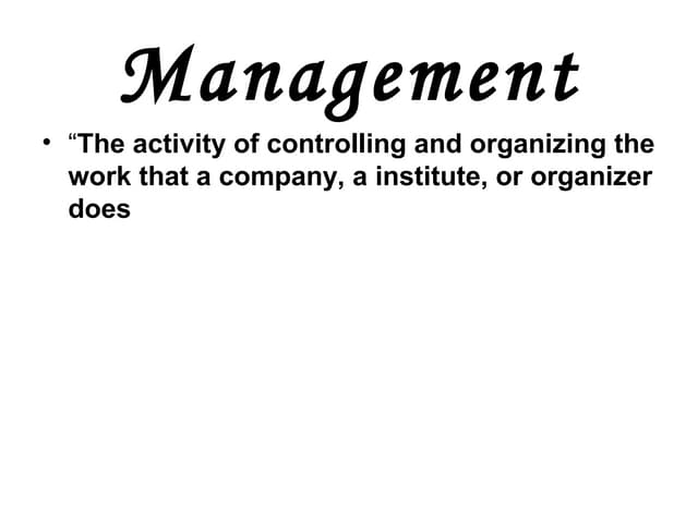 Innovation management
