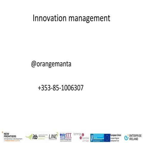 Innovation management
