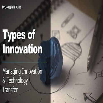 Innovation Management - 2 - Types of Innovation