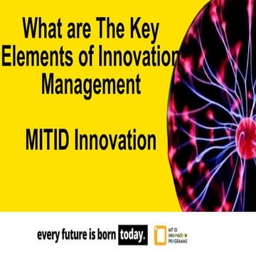 Innovation Management - MITID Innovation