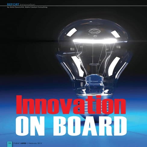 Innovation on Board