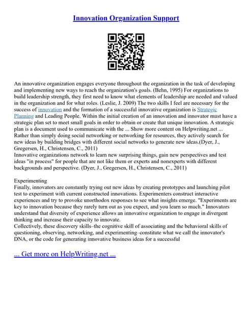 Entrepreneurship And Innovation | PPS
