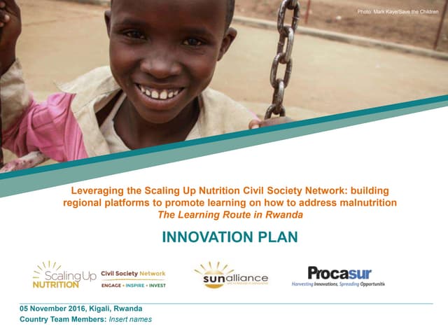 Learning Route Rwanda Draft Innovation plan Nigeria
