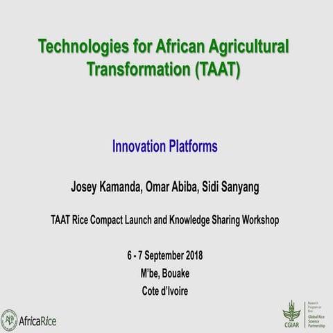 Innovation Platforms