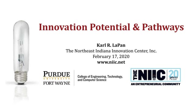 Innovation Potential & Pathways