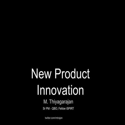 New Product Innovation
