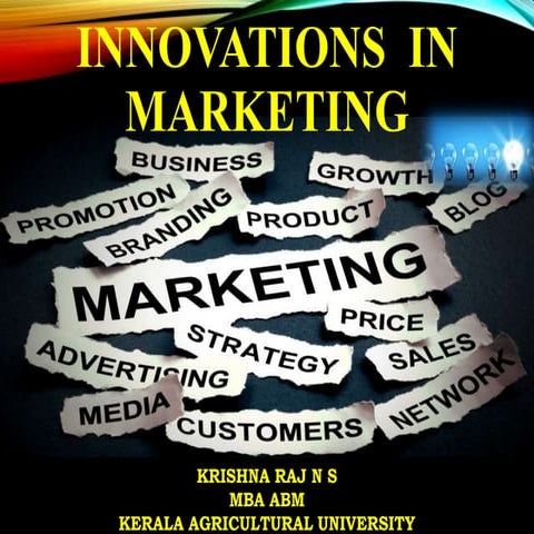 INNOVATIONS IN MARKETING