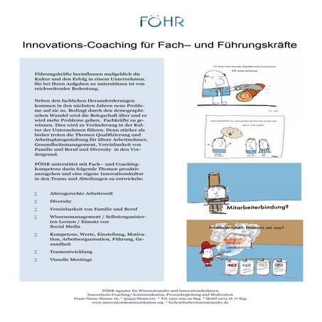 Innovations-Coaching für Führungskräfte