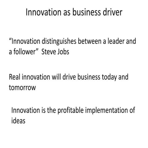 Innovations business drivers_share