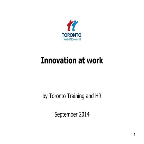 Innovation September 2014
