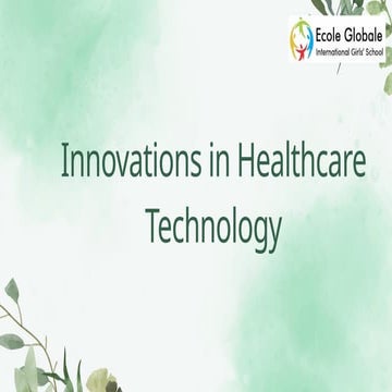 Medical Innovations | PPTX
