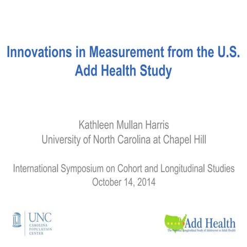 Innovations in measurement from the U.S. Add Health Study
