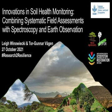Innovations in soil health monitoring