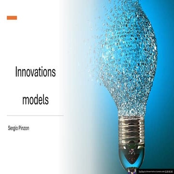 Innovations models and approaches- Scope of innovation