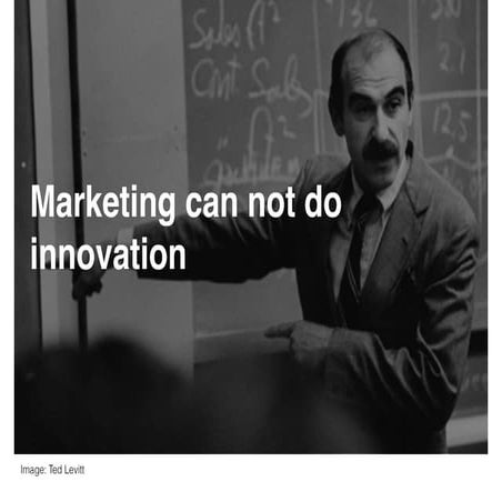 Marketing Cant Do Innovation