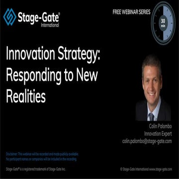 Innovation Strategy: Responding to New Realities