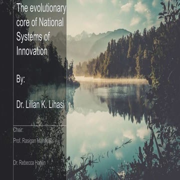 Innovation systems 101-lecture-5