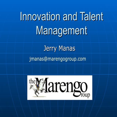 Innovation and Talent Management
