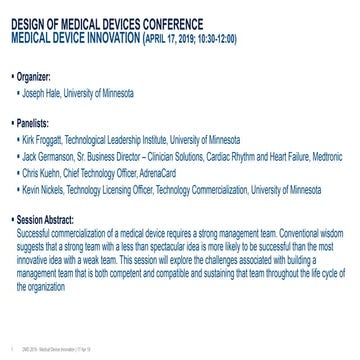 Building High Performing Medical Device Teams