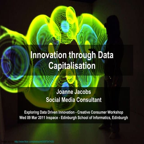 Innovation through data capitalisation