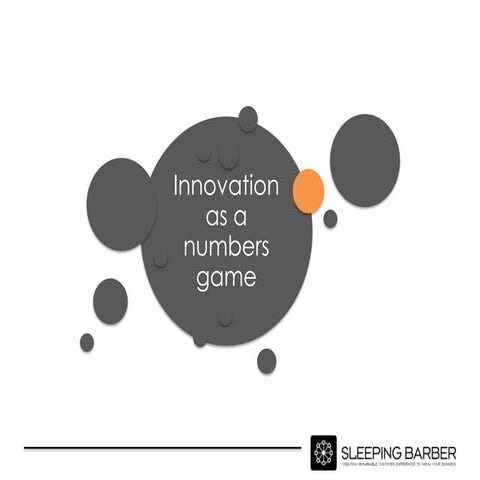 Innovation is a numbers game