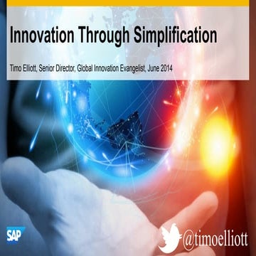 Innovation through simplification
