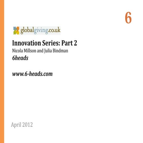 Inspiration, Innovation and Impact Series Part 2