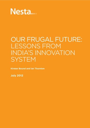 Innovation white paper uk our frugfuture